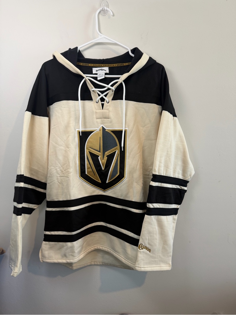 Las Vegas Golden Knights '47 Lacer Hoodie Mens Jersey Lace Up Sweatshirt Medium